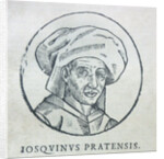 Portrait of the Composer Josquin des Prez, c. 1610 by Anonymous