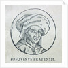 Portrait of the Composer Josquin des Prez, c. 1610 by Anonymous
