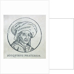 Portrait of the Composer Josquin des Prez, c. 1610 by Anonymous