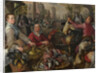 The Four Elements: Air. A Poultry Market with the Prodigal Son in the Background, 1569 by Joachim Beuckelaer