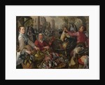 The Four Elements: Air. A Poultry Market with the Prodigal Son in the Background, 1569 by Joachim Beuckelaer