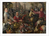 The Four Elements: Air. A Poultry Market with the Prodigal Son in the Background, 1569 by Joachim Beuckelaer