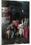 The Temptation of Saint Anthony (Detail of central panel of a triptych), Between 1495 and 1515 by Hieronymus Bosch