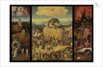 The Haywain (Triptych), c. 1516 by Hieronymus Bosch