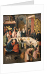 The Marriage Feast At Cana, ca 1550-1565 by Hieronymus Bosch