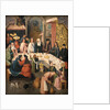 The Marriage Feast At Cana, ca 1550-1565 by Hieronymus Bosch