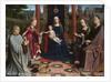 The Virgin and Child with Saints and Donor, c. 1510 by Gerard David