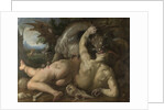 Two Followers of Cadmus devoured by a Dragon, 1588 by Cornelis Cornelisz. van Haarlem