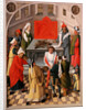 The offering of the jews, ca 1465 by Master of the Gathering of Manna
