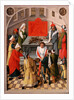 The offering of the jews, ca 1465 by Master of the Gathering of Manna