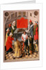 The offering of the jews, ca 1465 by Master of the Gathering of Manna