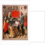 The offering of the jews, ca 1465 by Master of the Gathering of Manna