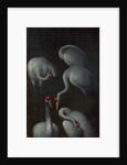 Cranes (The reverse of a Panel from a Triptych), c. 1480 by Hans Memling