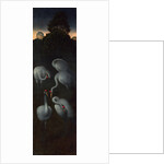 Cranes (The reverse of a Panel from a Triptych), c. 1480 by Hans Memling