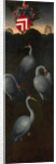 Cranes with the coat of arms of the Pagagnotti family (The reverse of a Panel from a Triptych), c. 1480 by Hans Memling
