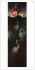 Cranes with the coat of arms of the Pagagnotti family (The reverse of a Panel from a Triptych), c. 1480 by Hans Memling