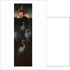 Cranes with the coat of arms of the Pagagnotti family (The reverse of a Panel from a Triptych), c. 1480 by Hans Memling