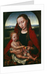 The Virgin and child, 1480-1490 by Hans Memling