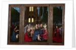 The Virgin and Child with Saints and Angels in a Garden, c. 1500 by Netherlandish master