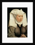 Portrait of a Woman with a Winged Bonnet, c. 1440 by Rogier van der Weyden