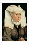 Portrait of a Woman with a Winged Bonnet, c. 1440 by Rogier van der Weyden