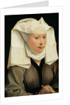 Portrait of a Woman with a Winged Bonnet, c. 1440 by Rogier van der Weyden