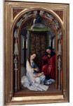 The Altar of Our Lady (Miraflores Altar), left panel, c. 1440 by Rogier van der Weyden
