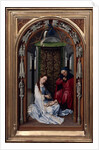 The Altar of Our Lady (Miraflores Altar), left panel, c. 1440 by Rogier van der Weyden