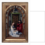 The Altar of Our Lady (Miraflores Altar), left panel, c. 1440 by Rogier van der Weyden