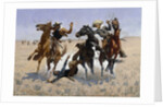 Aiding a Comrade, 1890 by Frederic Sackrider Remington