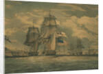 HMS Shannon captures USS Chesapeake, 1 June 1813, 1813 by J. G. C. Schetly