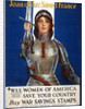 Joan of Arc saved France - Women of America, save your country (Poster), 1918 by Haskell Coffin