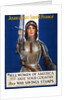 Joan of Arc saved France - Women of America, save your country (Poster), 1918 by Haskell Coffin