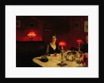 A Dinner Table at Night, 1884 by John Singer Sargent