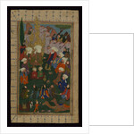 The Prophet Muhammad praying at the Kaaba, 17th century by Anonymous