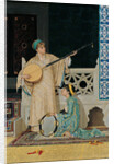 Two Musician Girls, Second Half of the 19th cen by Osman Hamdi Bey