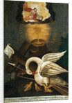 Pelican, Early 19th cen by Russian icon