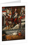 The Flight into Egypt, Early 17th cen by Russian icon