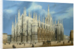 The Milan Cathedral, 1860s by Anonymous