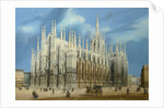 The Milan Cathedral, 1860s by Anonymous