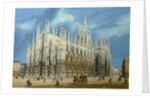 The Milan Cathedral, 1860s by Anonymous
