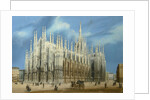The Milan Cathedral, 1860s by Anonymous