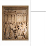 Marcus Aurelius and members of the Imperial family offer sacrifice in gratitude for success against Germanic tribes, ca 176-182 by Classical sculpture Art of Ancient Rome