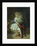 Girl with Dog, 1860s by Ivan Kosmich Makarov