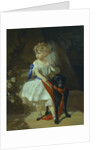 Girl with Dog, 1860s by Ivan Kosmich Makarov