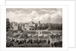 Procession of Tsar Nicholas I into Dormition Cathedral from the Petrovsky Palace during his coronation in 1825, 1826 by Anonymous