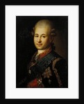 Portrait of Semyon Zorich, the Catherine the Greats Favourite, Late 18th cent by Anonymous