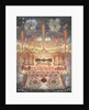 Fireworks and illumination on Juny 16, 1744 in Moscow, Mid of the 18th cen by Anonymous