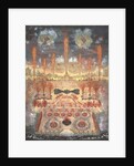 Fireworks and illumination on Juny 16, 1744 in Moscow, Mid of the 18th cen by Anonymous