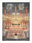 Fireworks and illumination on Juny 16, 1744 in Moscow, Mid of the 18th cen by Anonymous